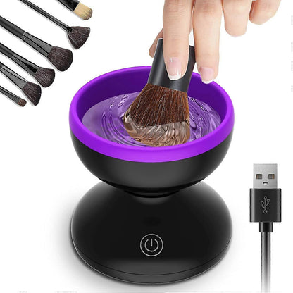 Electric Makeup Brush Cleaner Machine | USB Rechargeable Automatic Cleaner