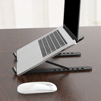 Plastic Foldable & Portable Laptop Stand | Adjustable Ergonomic Design for Comfort & Cooling