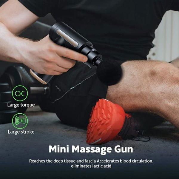 Portable Deep Tissue Massage Gun | Adjustable Speeds | Lightweight & Quiet